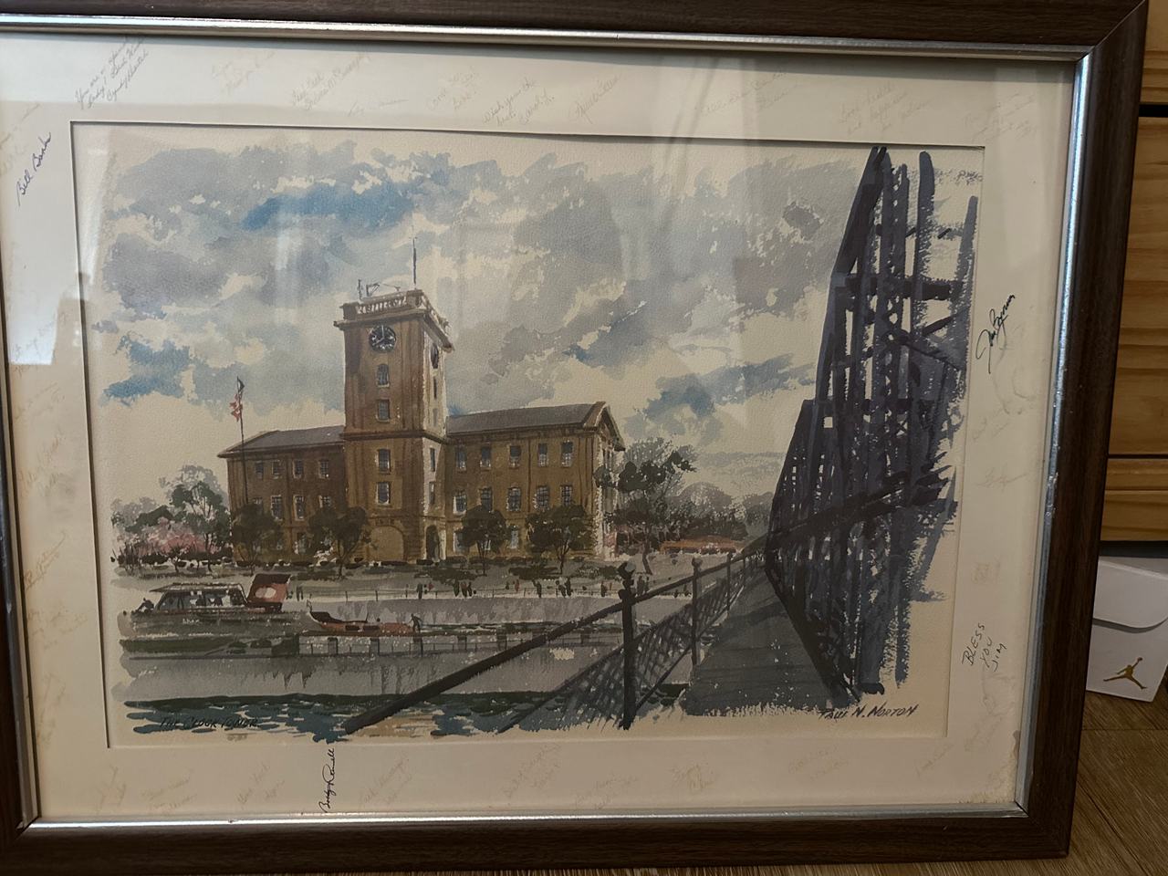 Paul M. Norton Old State House Watercolor Print