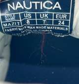 Nautica Toddler Sneakers Size 8 White Navy Red MaziT New - Image 2