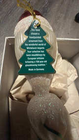 Christopher Radko St. Nickcicle Glass Christmas Ornament 10" - Image 4