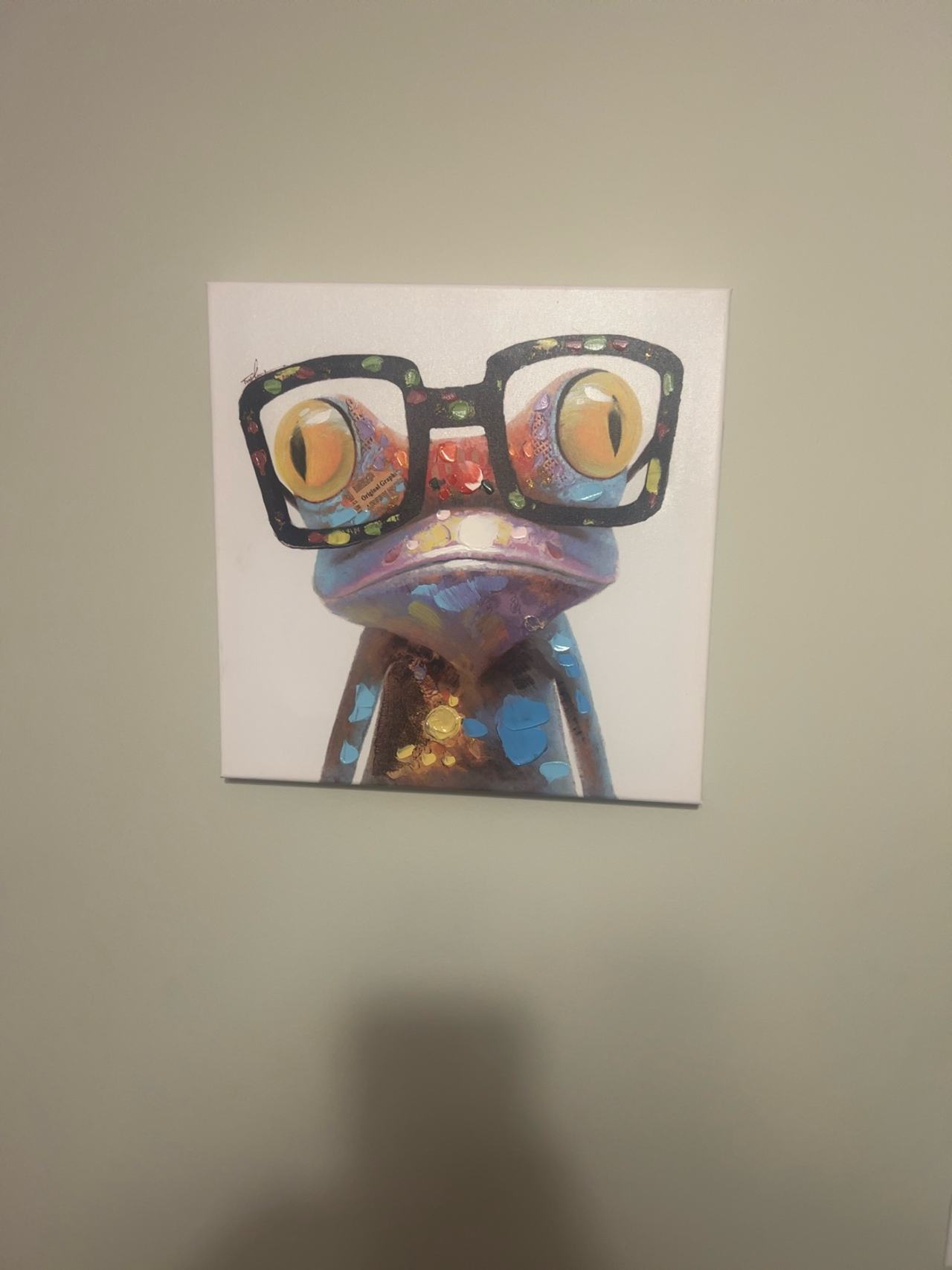 Yosemite Home Decor Hipster Froggy Canvas