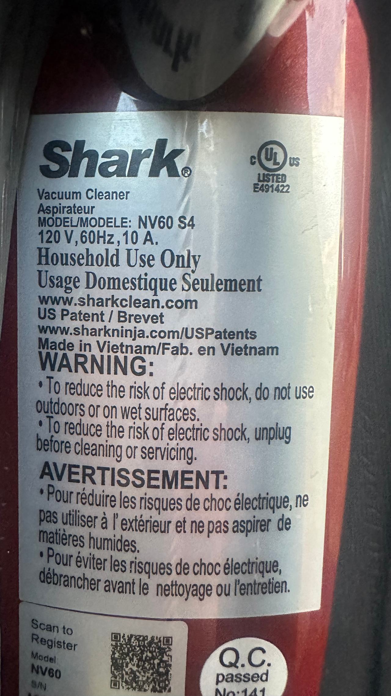 Shark Vacuum Cleaner