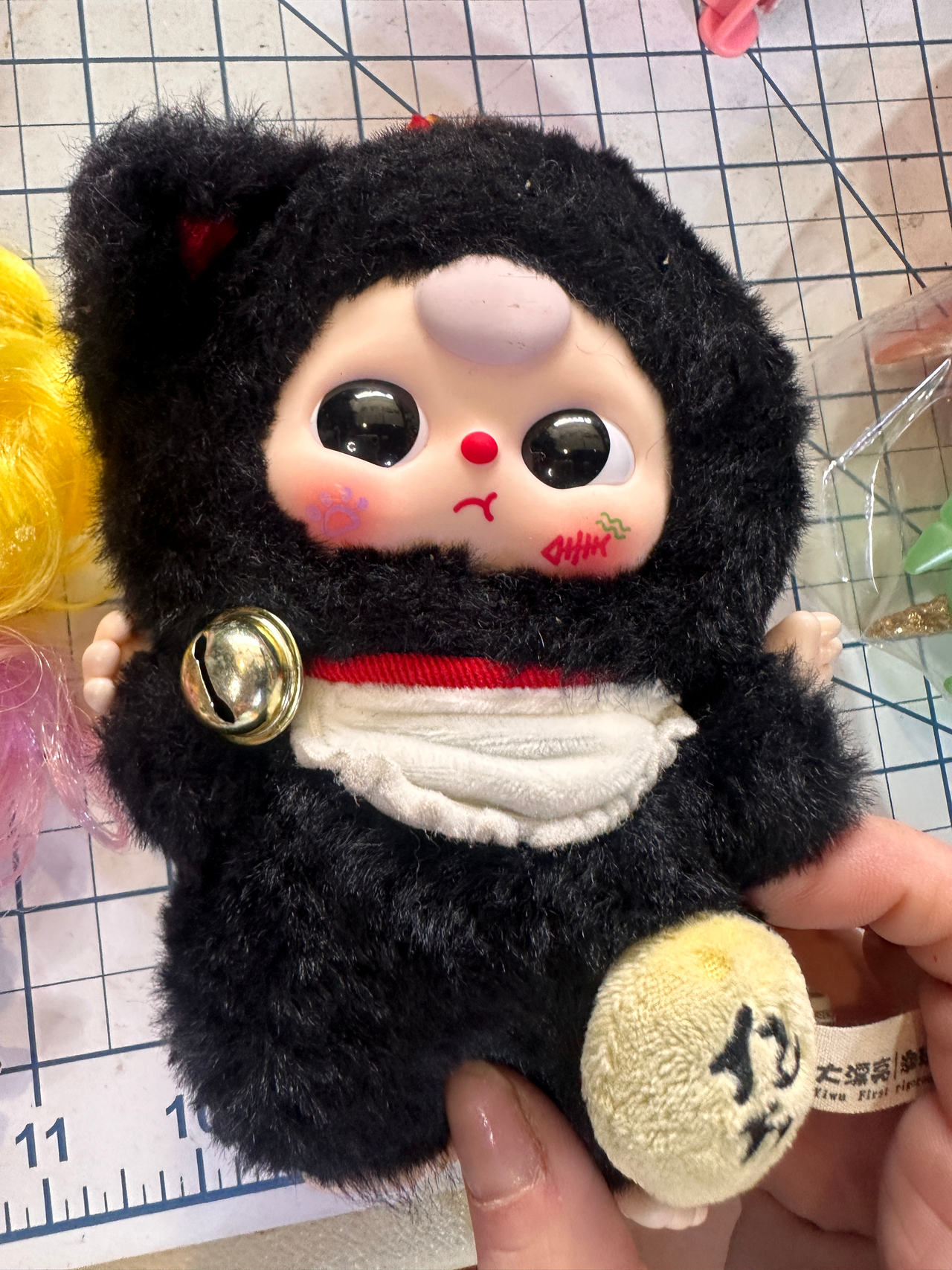 Baby THREE BILLIONAIRE cat collectible blind box plush stuffed animal