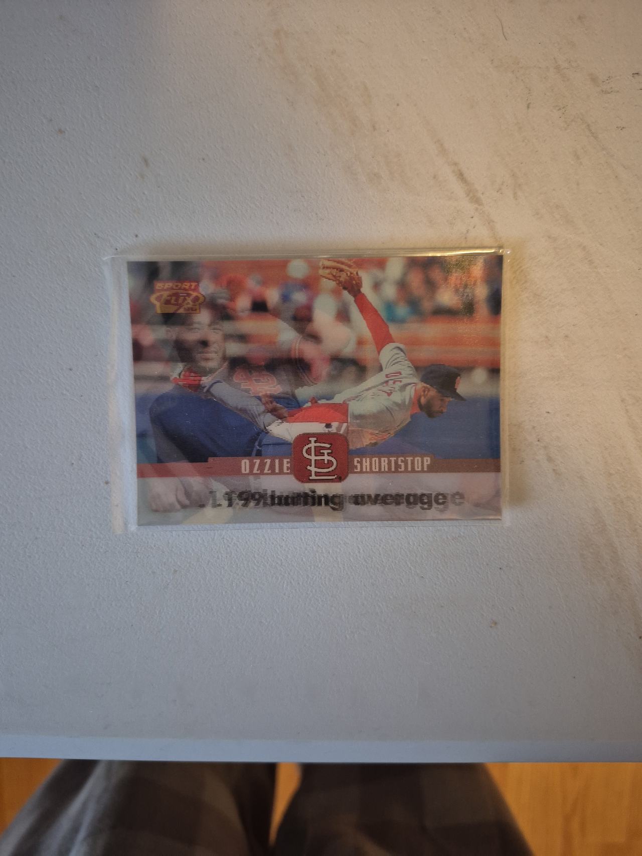 1994 Sportflics Ozzie Smith Baseball Card