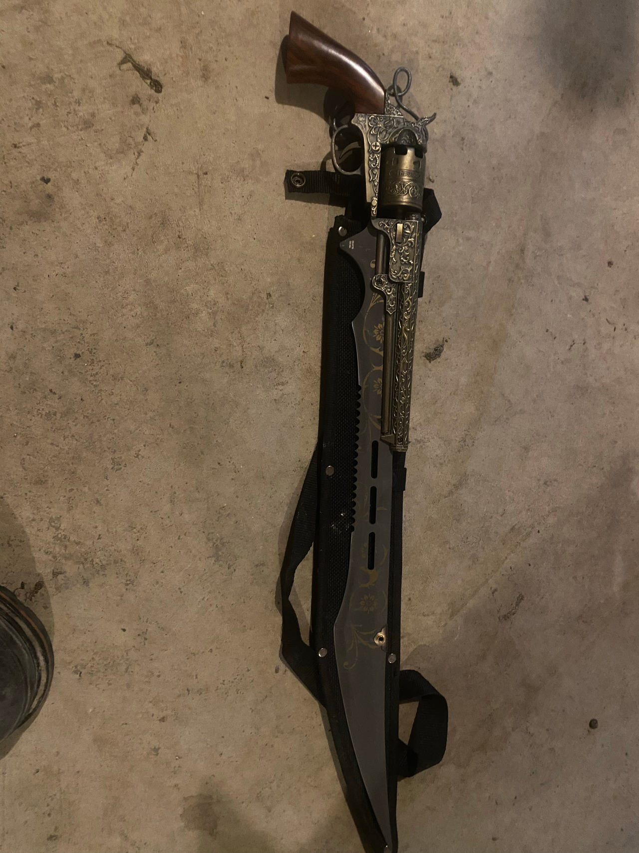 Revolver Gunblade Replica