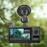 onn. Dual Dash Cam with Ultra-Wide Angle Lens - Image 3