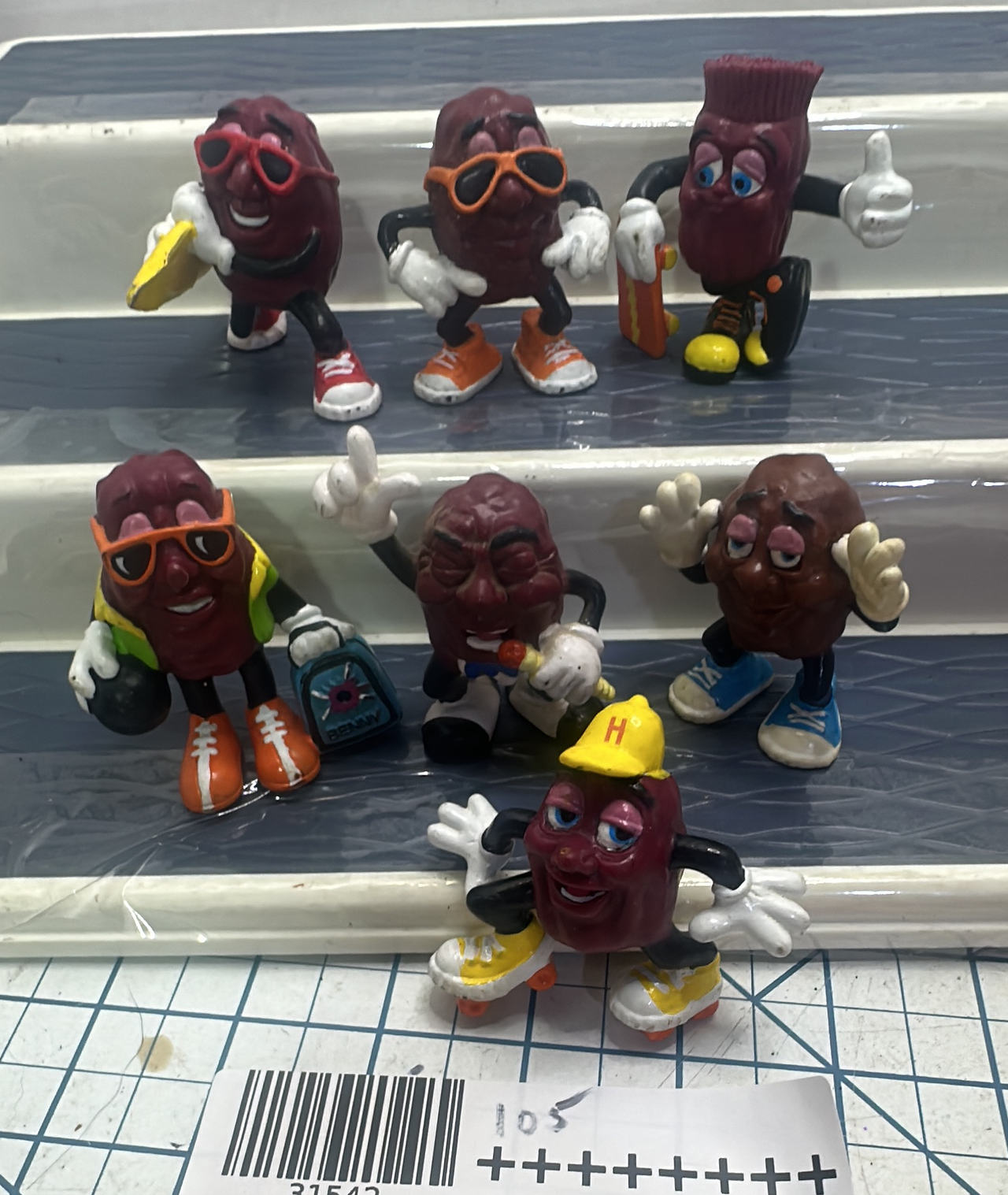 Vintage California Raisins PVC Figure Collection