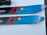 Vintage Rossignol K3 190cm Downhill Skis Marker M48 Titanium Bindings & Rossignol Poles - Image 3