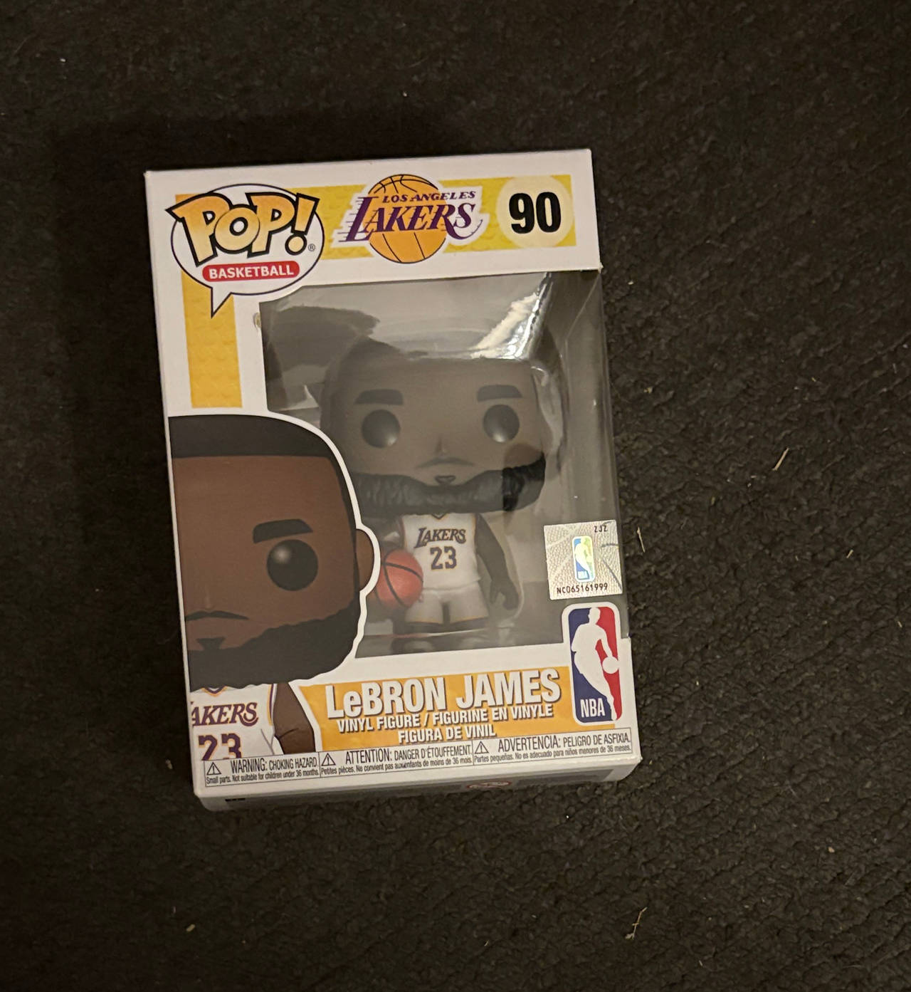 Funko Pop! Basketball NBA LeBron James (Lakers White Jersey) #90