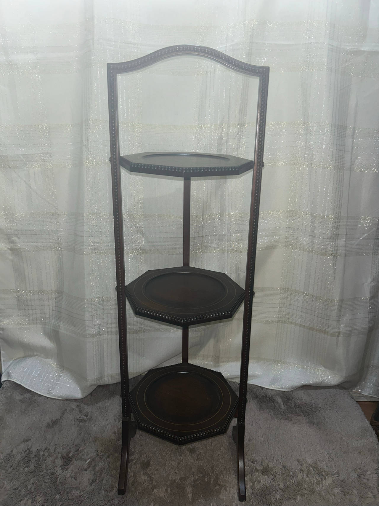 Vintage Victorian Style 3-Tier Wooden Cake Stand