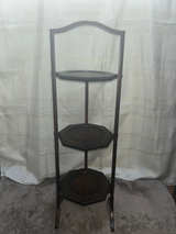 Vintage Victorian Style 3-Tier Wooden Cake Stand - Image 1