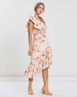 Floral One-Shoulder Ruffle Dress - Image 2