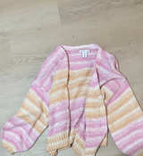 Sincerely Jules Striped Balloon Sleeve Cardigan - Image 1