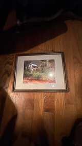 Framed Watermill Landscape Print - Image 2