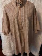 Van Heusen Men's Short Sleeve Plaid Button Down Shirt - Image 1