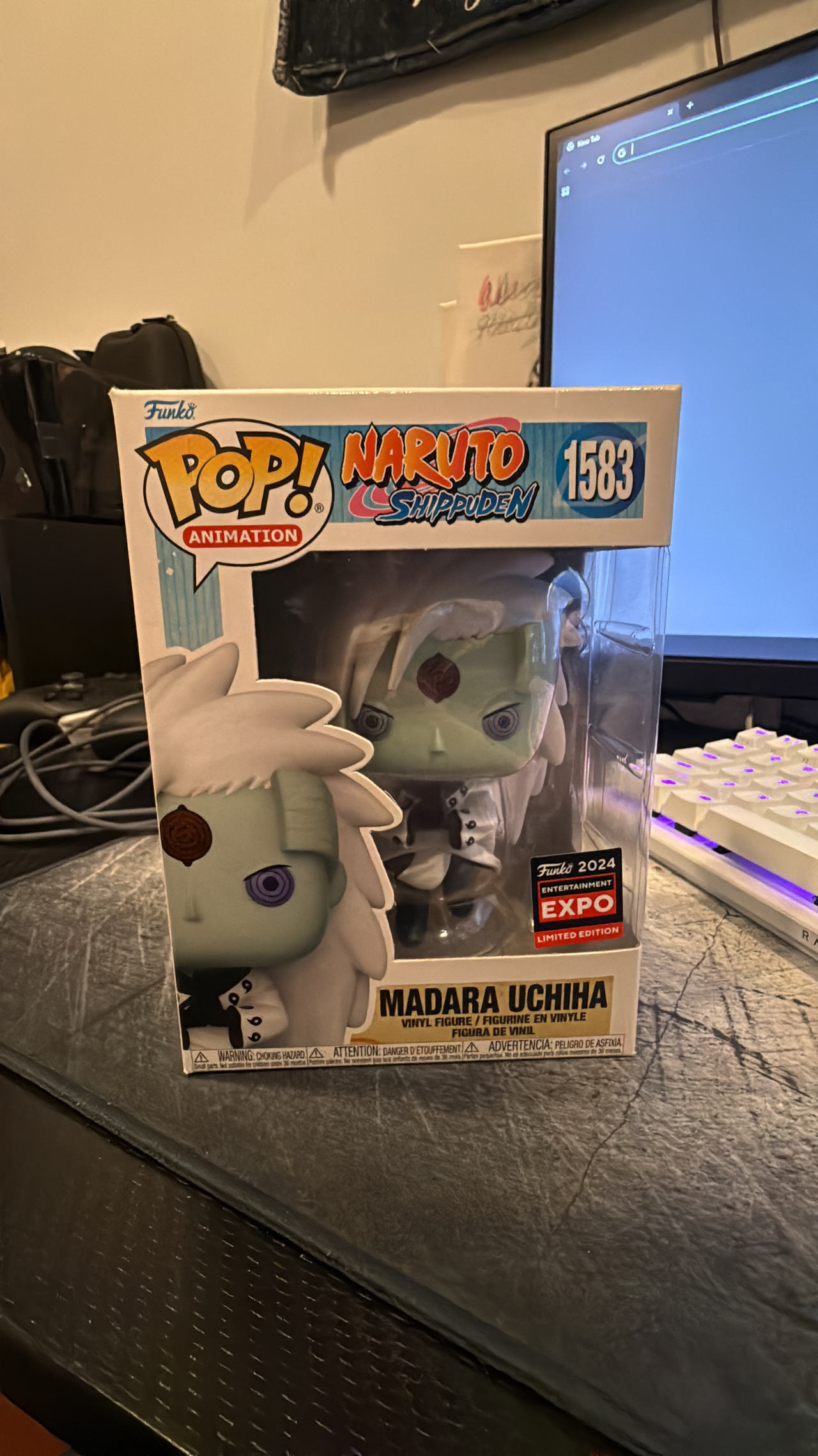 Funko Pop! Animation: Naruto Shippuden - Madara Uchiha #1583 (2024 Entertainment Expo Limited Edition)