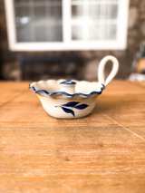 Rowe Pottery Works Salt Glaze Chamberstick - Image 1