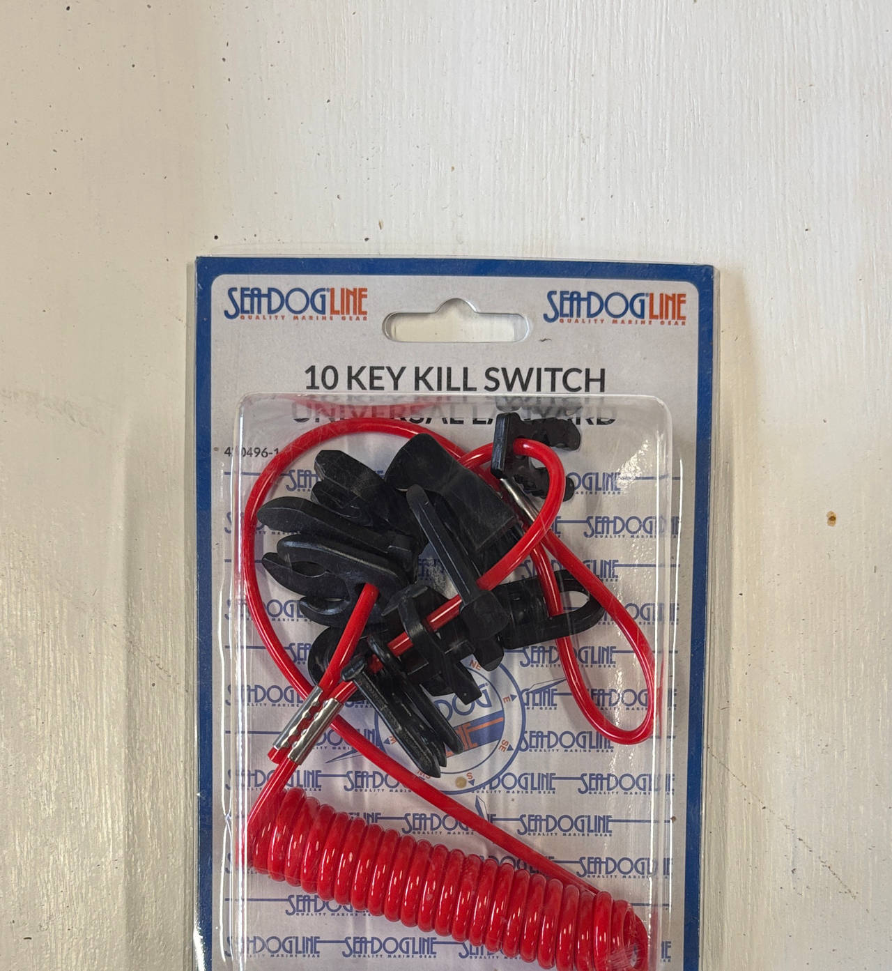 Sea-Dog Line 10 Key Kill Switch Universal Lanyard