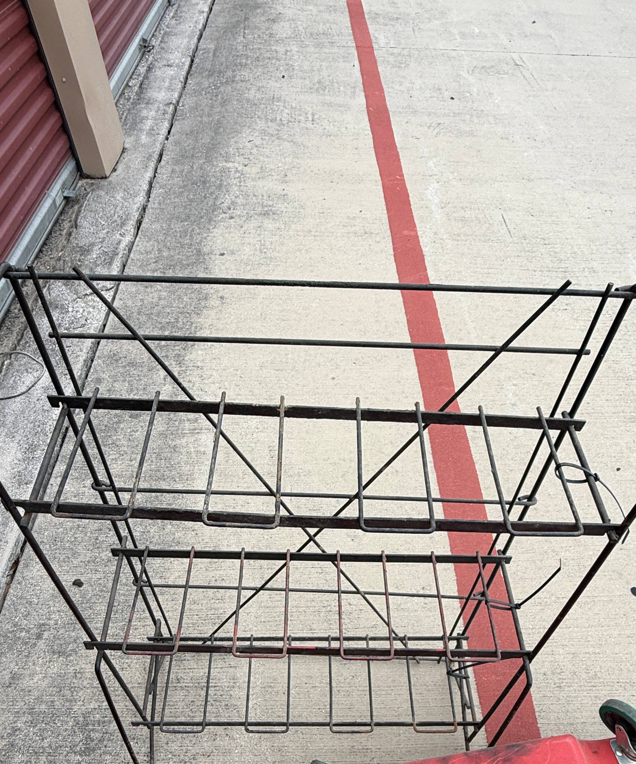 3-Tier Metal Wire Battery Rack