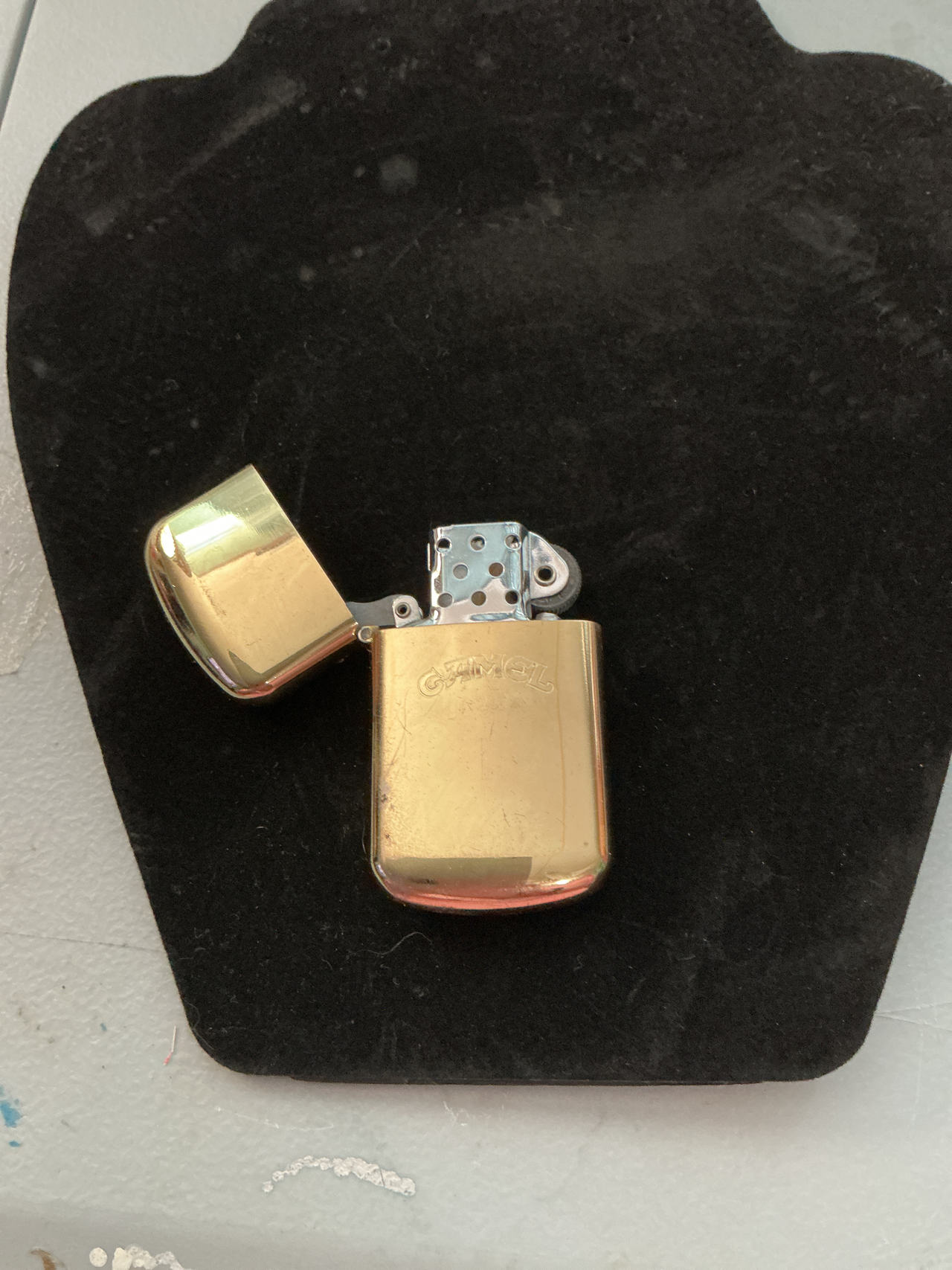 Zippo Camel Polished Brass Lighter