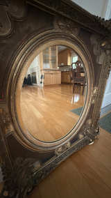 Antique Ornate Wall Mirror - Image 2
