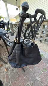 Coach Black Pebbled Leather Shoulder Bag - Image 2