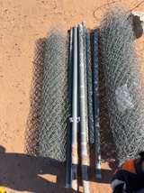 Signet Fence 11 Gauge Galvanized Chain Link Fence Roll 6 ft x 50 ft includes pic - Image 1