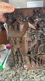 Vintage 3D Relief Water Mill Wall Art - Image 6
