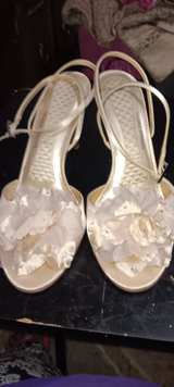 Valerie Stevens Floral Slingback Heels - Image 2