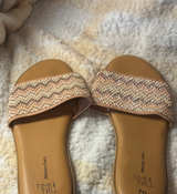 Time and Tru Women's Beaded Slide Sandals - Image 1