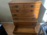 Ethan Allen Antique Heirloom Solid Maple Dresser - Image 5