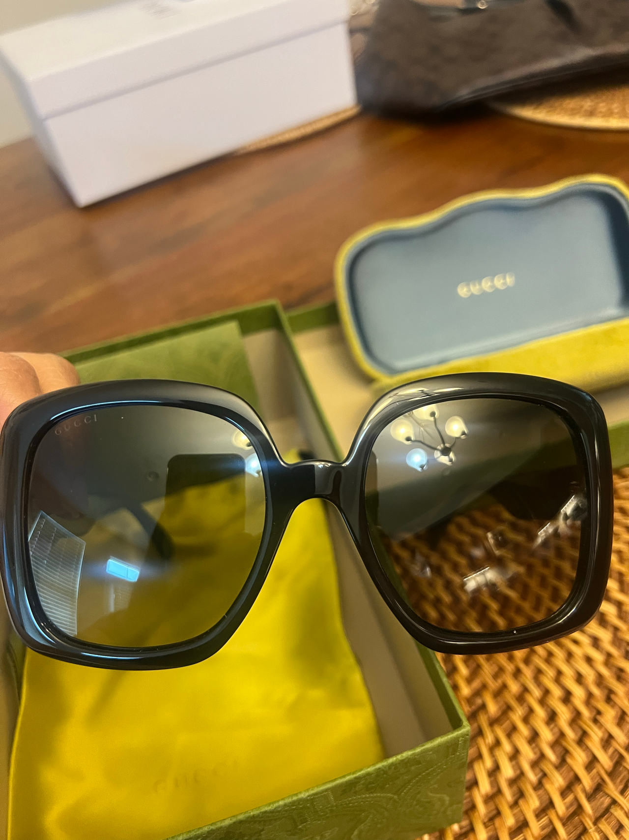 Gucci Oversized Square Sunglasses