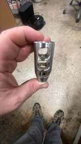 Guntec USA AR-15 Cal Gen 2 Stainless Steel Multi Port Compensator - Image 3