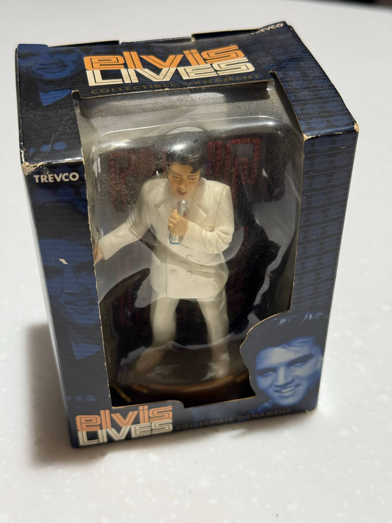 Trevco Elvis Lives Collectible Ornament White Suit