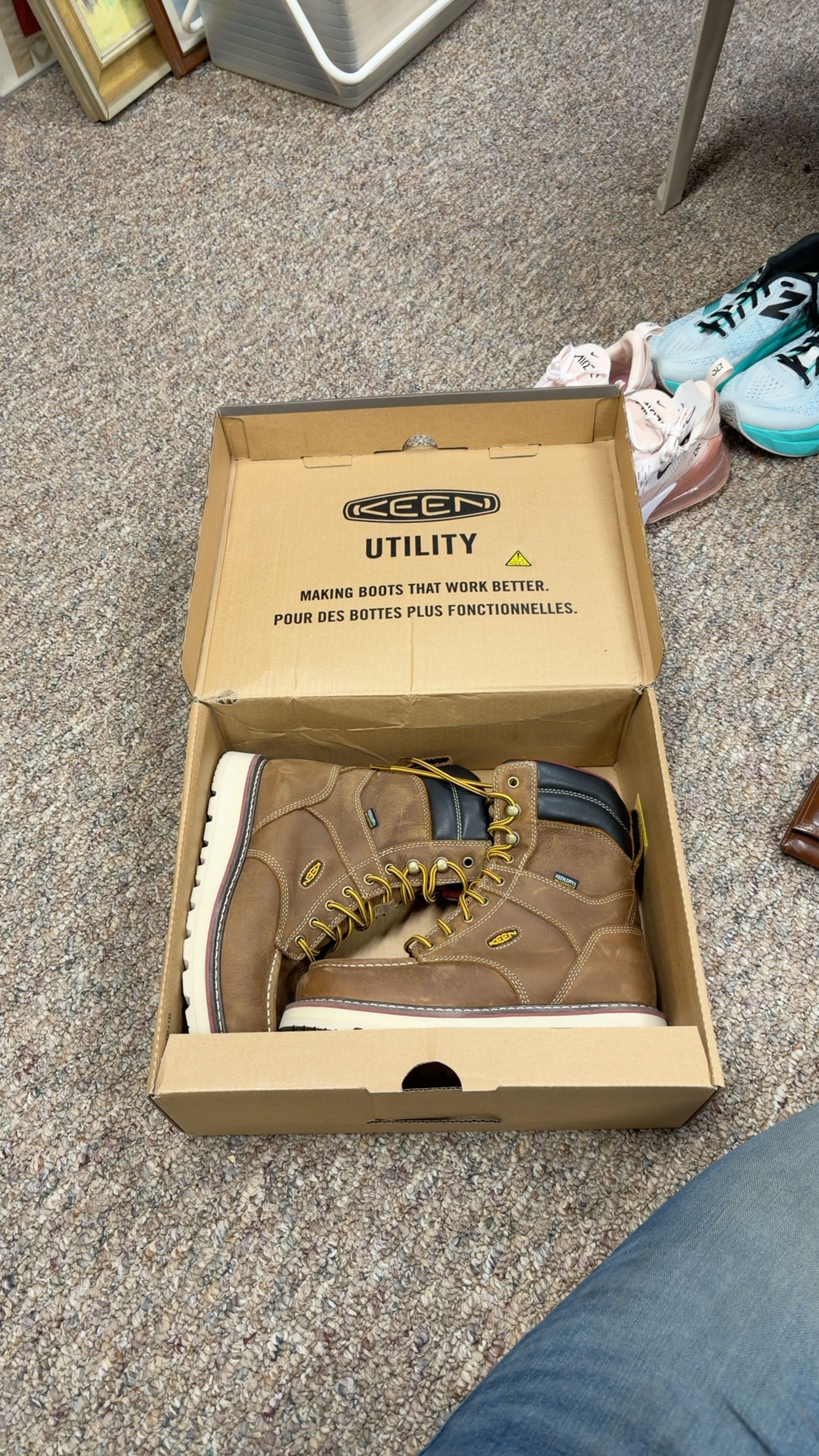 KEEN Cincinnati 8" Carbon Fiber Toe Waterproof Work Boot