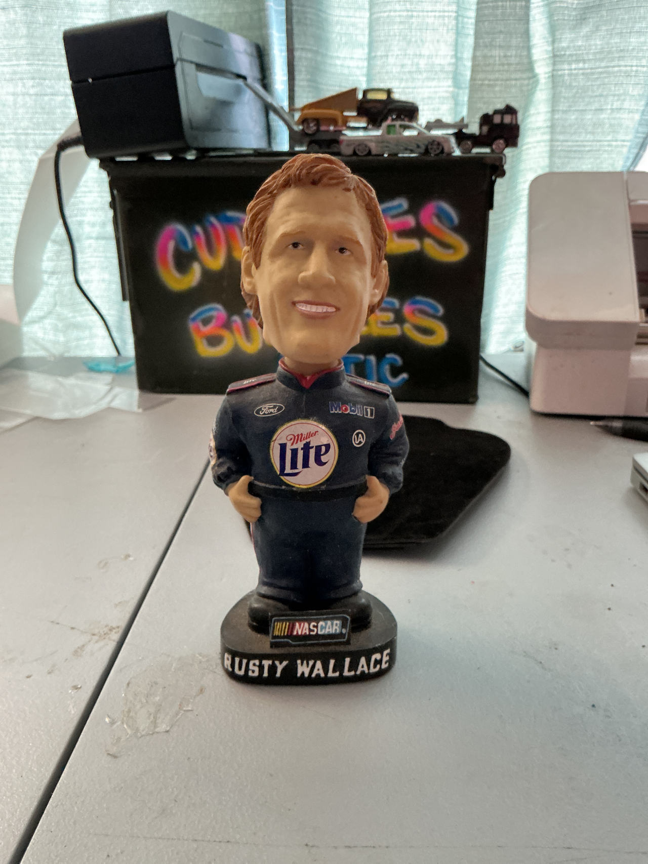 Rusty Wallace Miller Lite Bobblehead