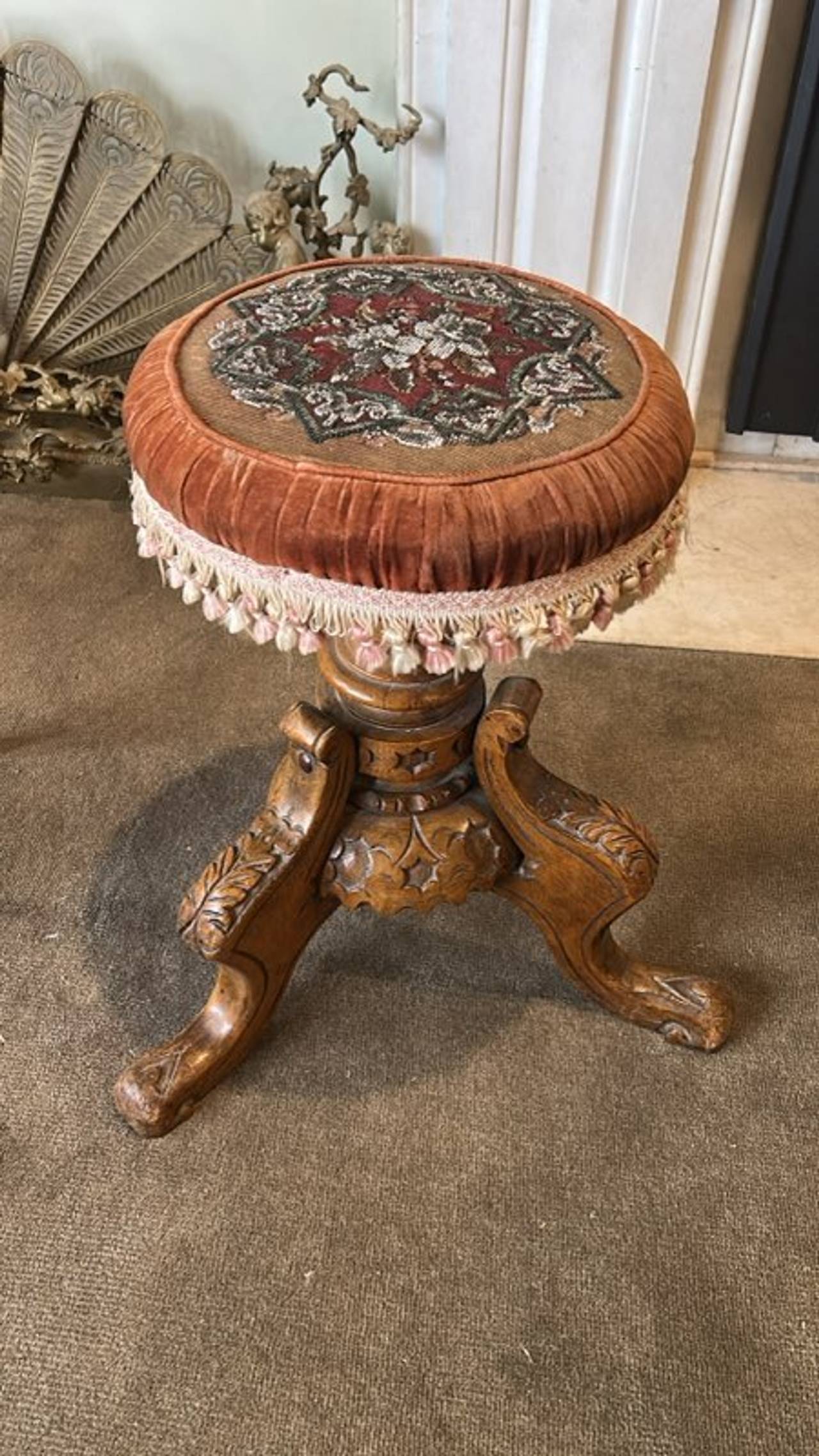 Victorian Piano Stool