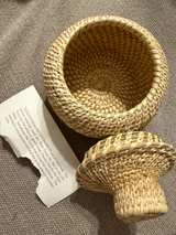 Tohono O'odham Hand Woven Basket by Delphia Ortega - Image 4