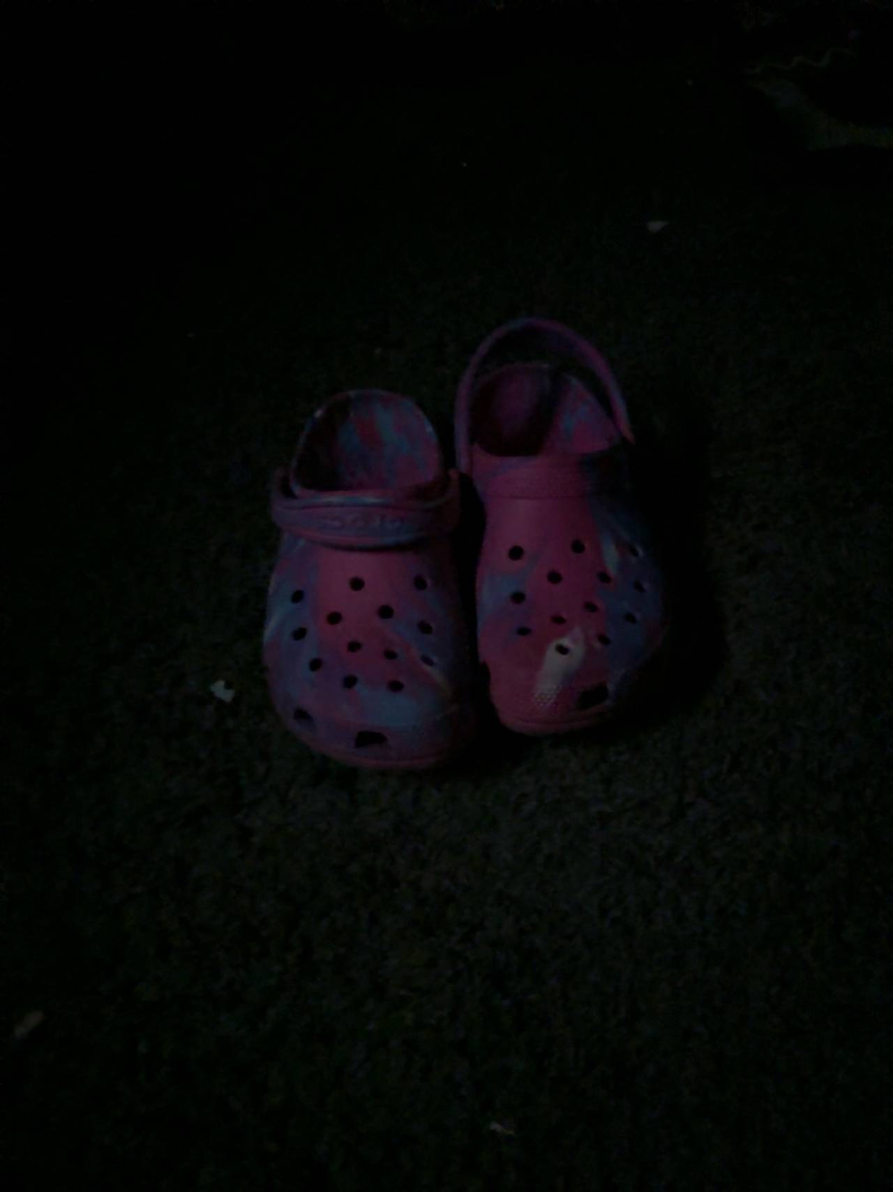 Crocs Kids Classic Clog Pink Purple Marbled