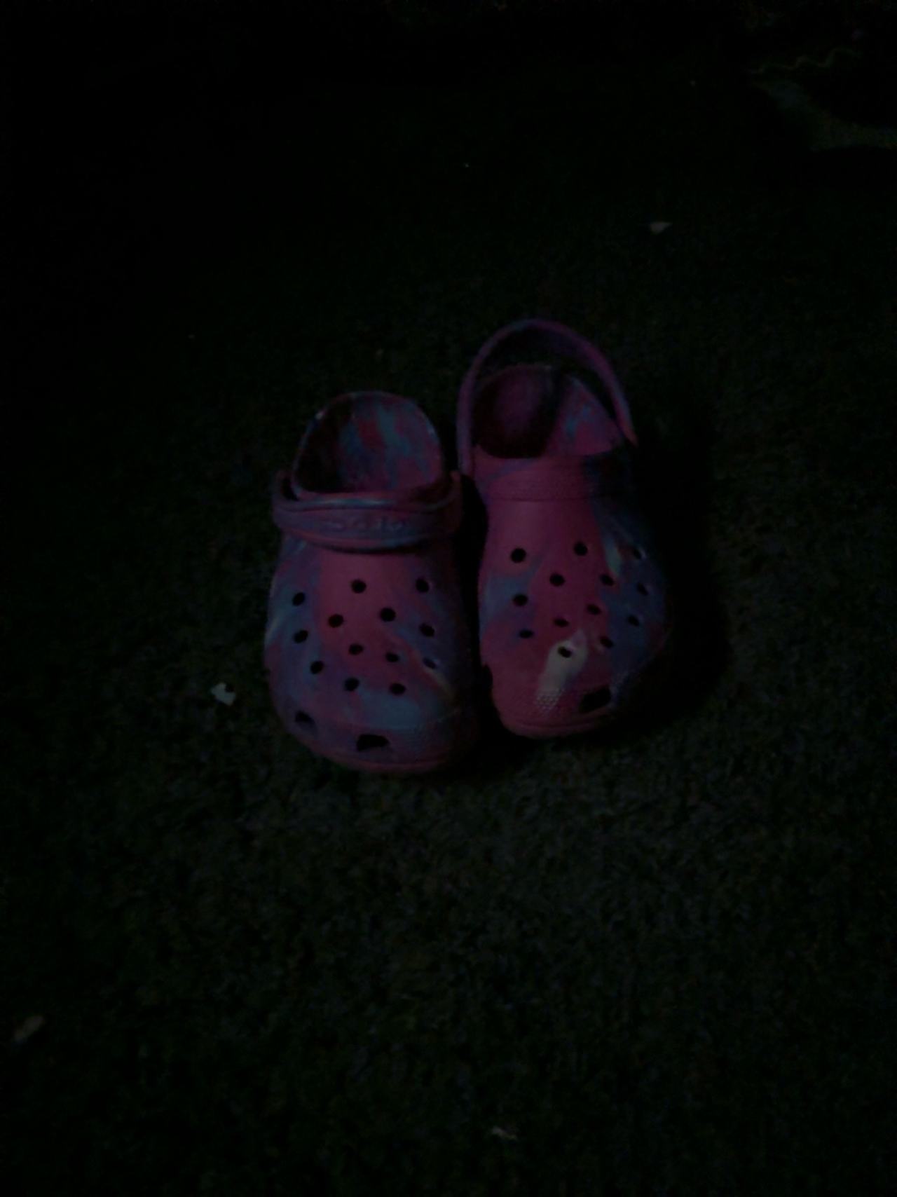 Crocs Kids Classic Clog Pink Purple Marbled