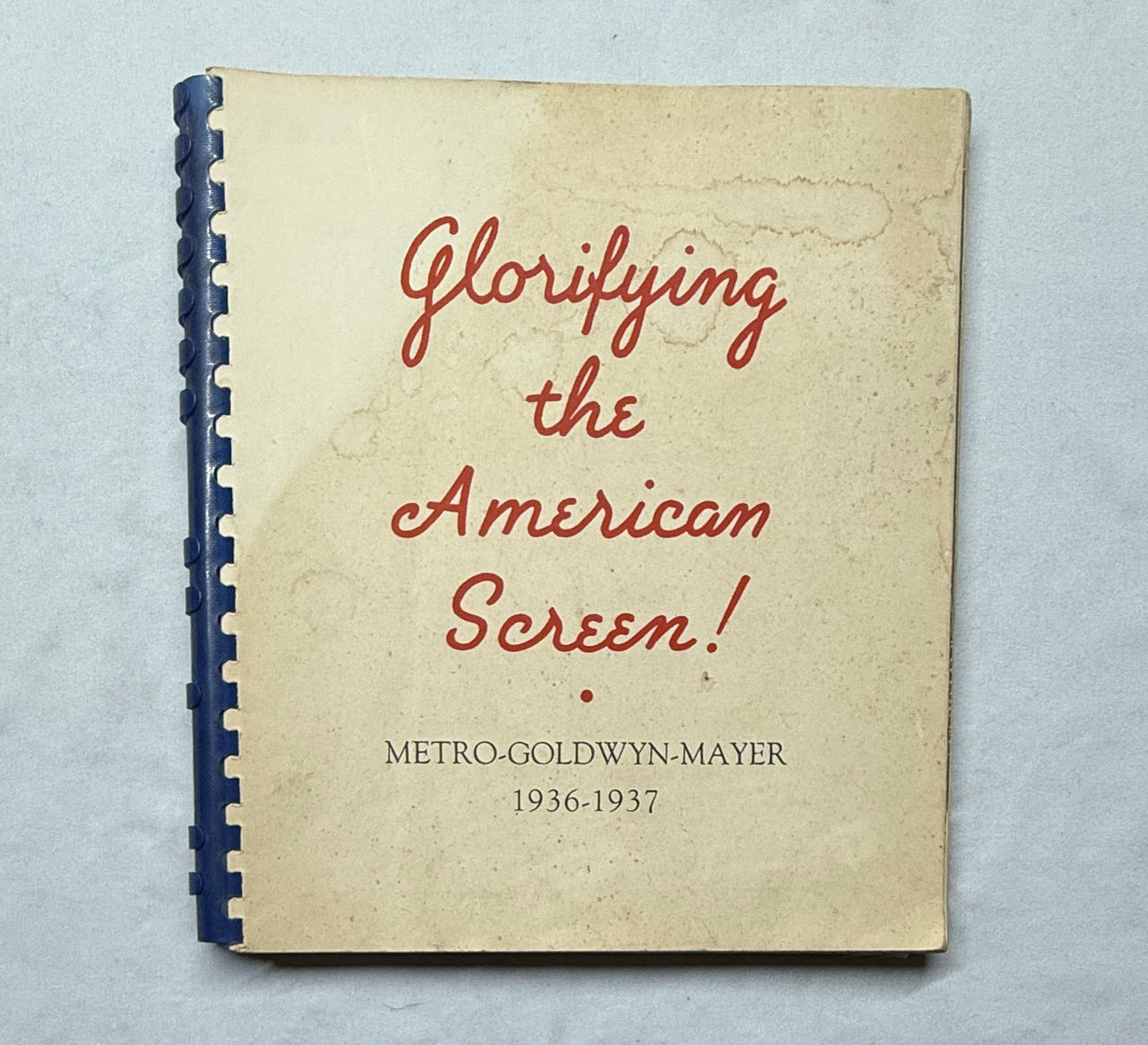 MGM Glorifying the American Screen! 1936-1937 Promotional Book
