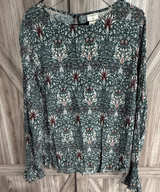 H&M x Morris & Co. Floral Print Blouse US size 10 - Image 1