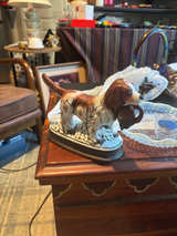 Porcelain Hunting Dog Figurine - Image 2