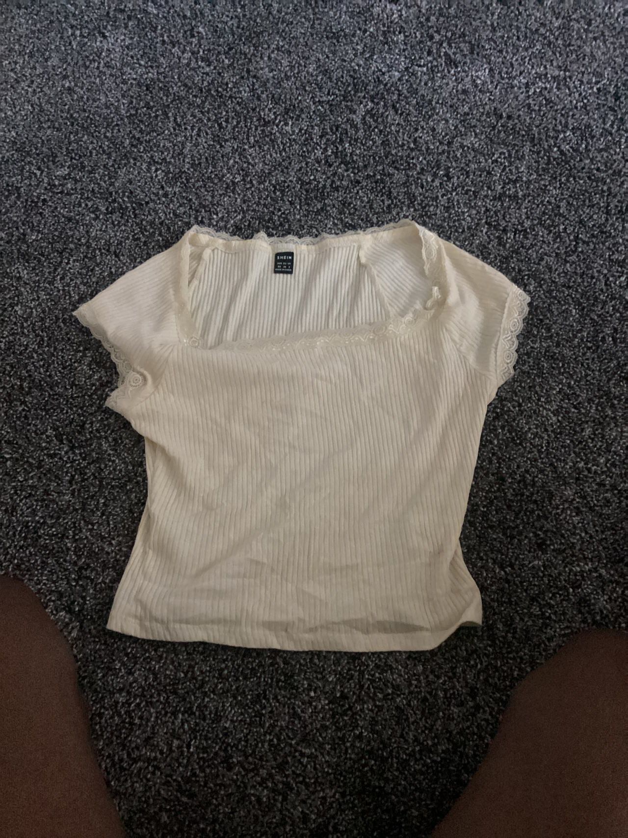 Ribbed Short Sleeve Top