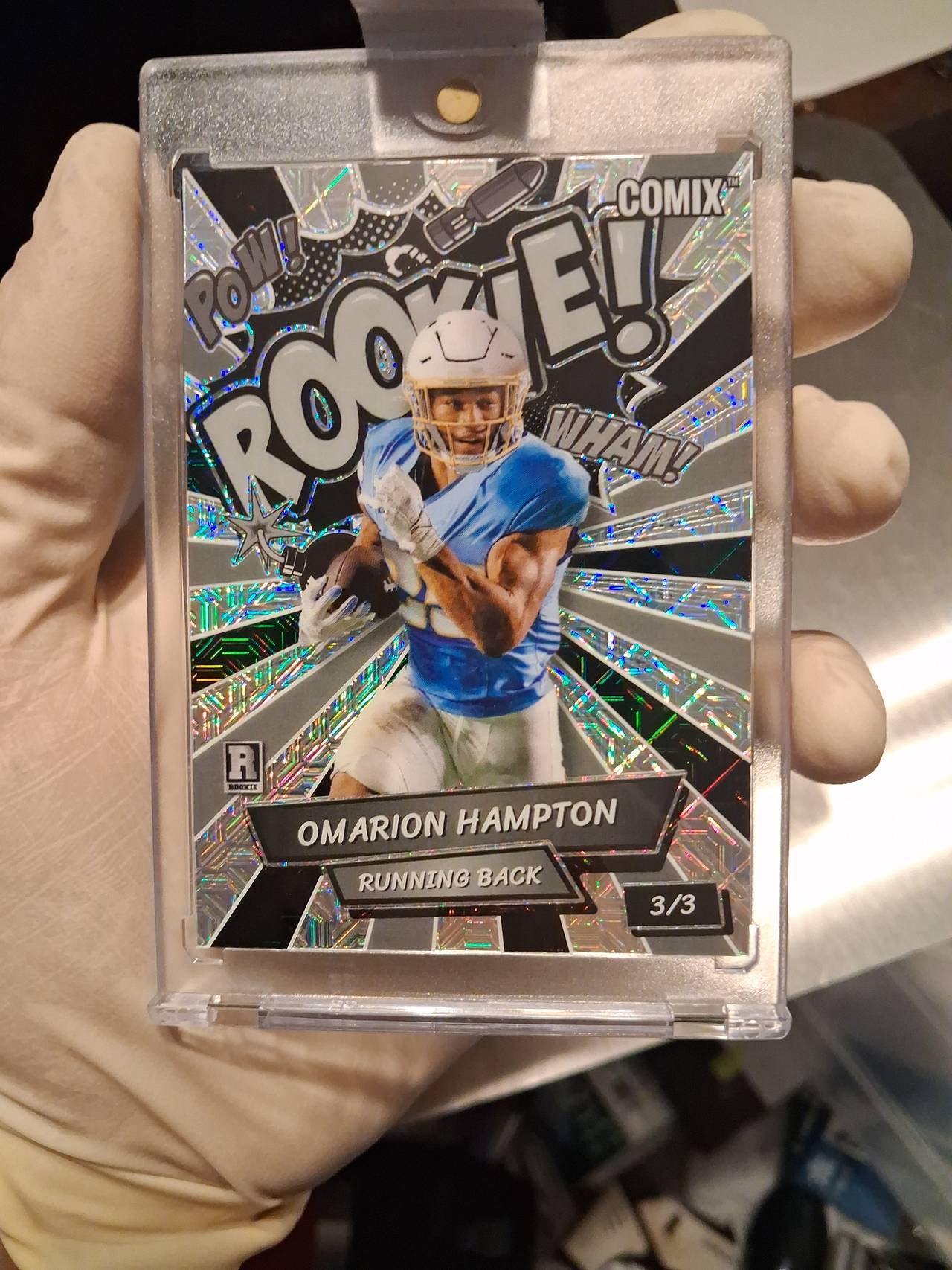 Omarion Hampton 2025 Wild Card Comix Football  Rookie Card 3/3