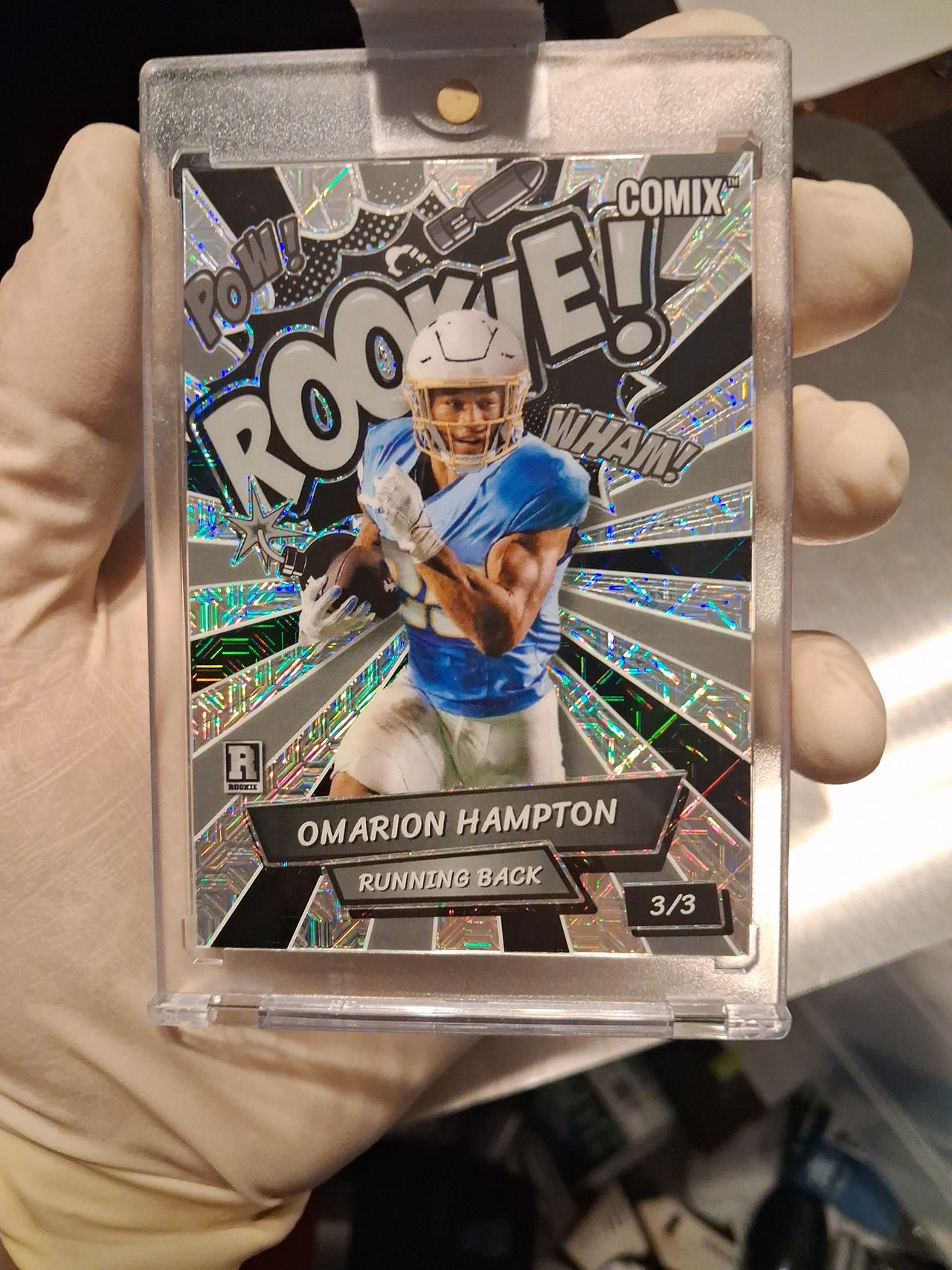 Omarion Hampton 2025 Wild Card Comix Football  Rookie Card 3/3