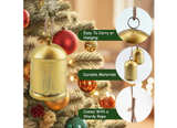 Christmas Bells for Decoration,Vintage Iron Bells with Jute Rope for Hanging - Image 3