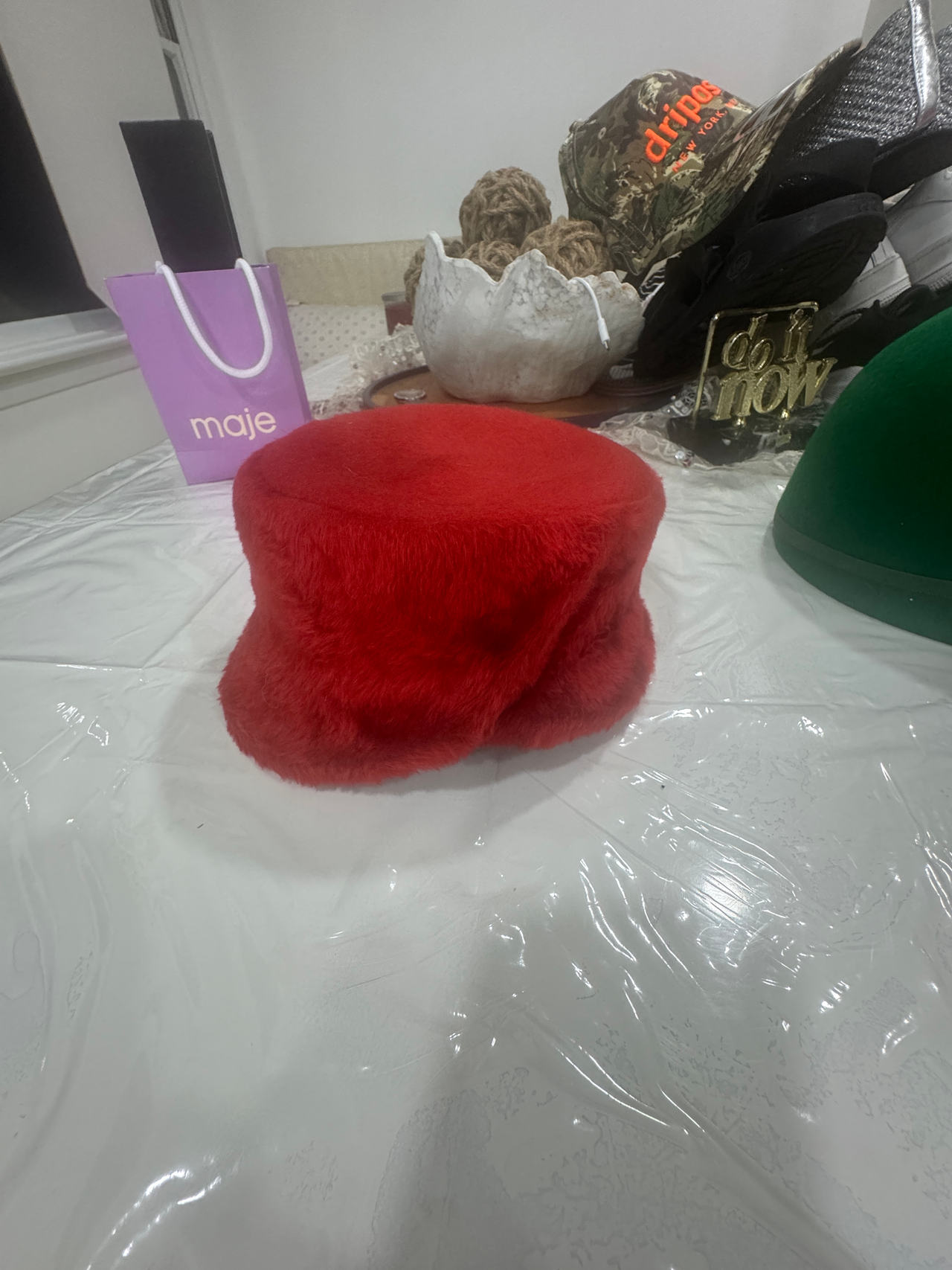 Faux Fur Bucket Hat