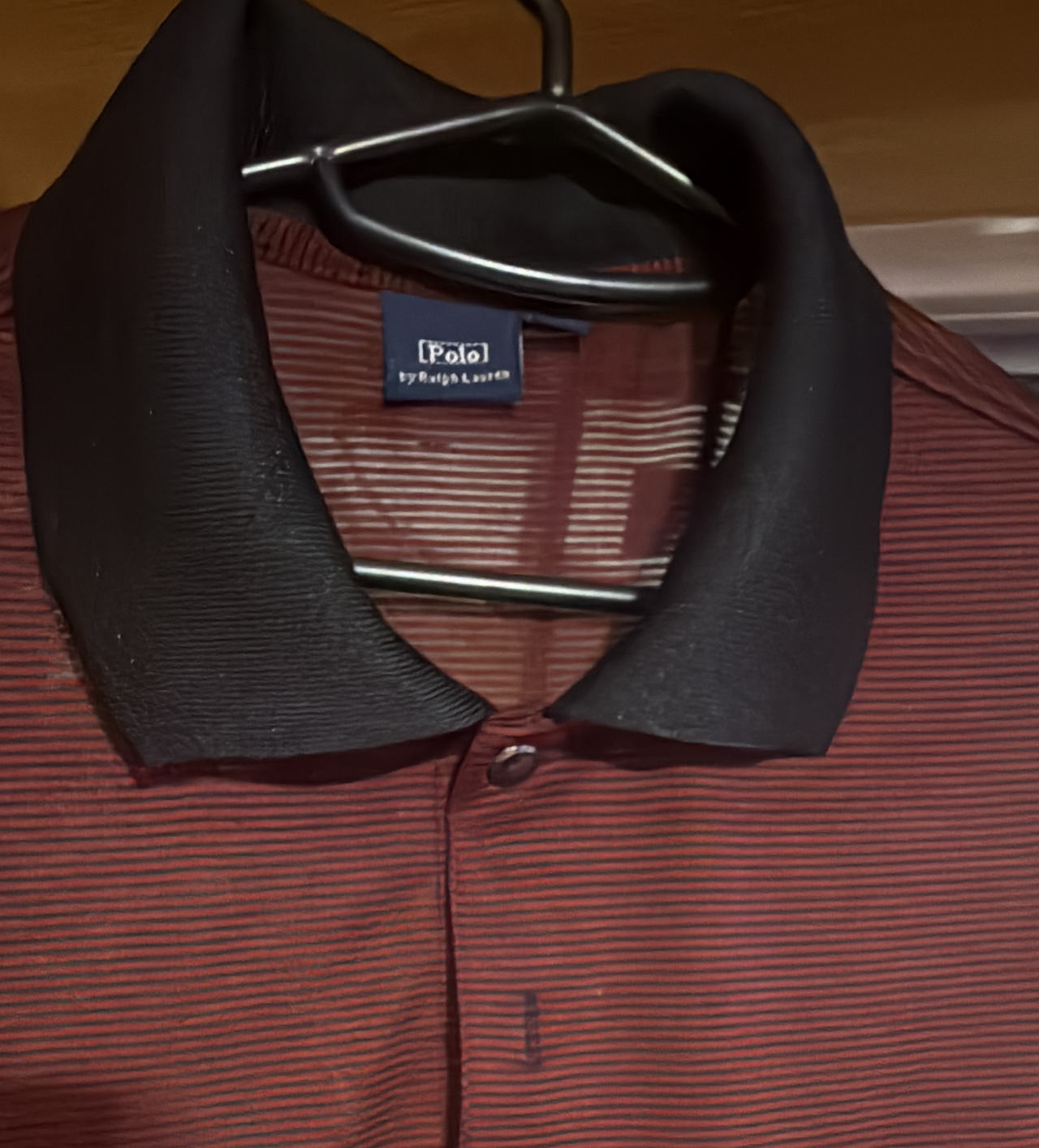 Polo Ralph Lauren Striped Polo Shirt with Contrast Collar