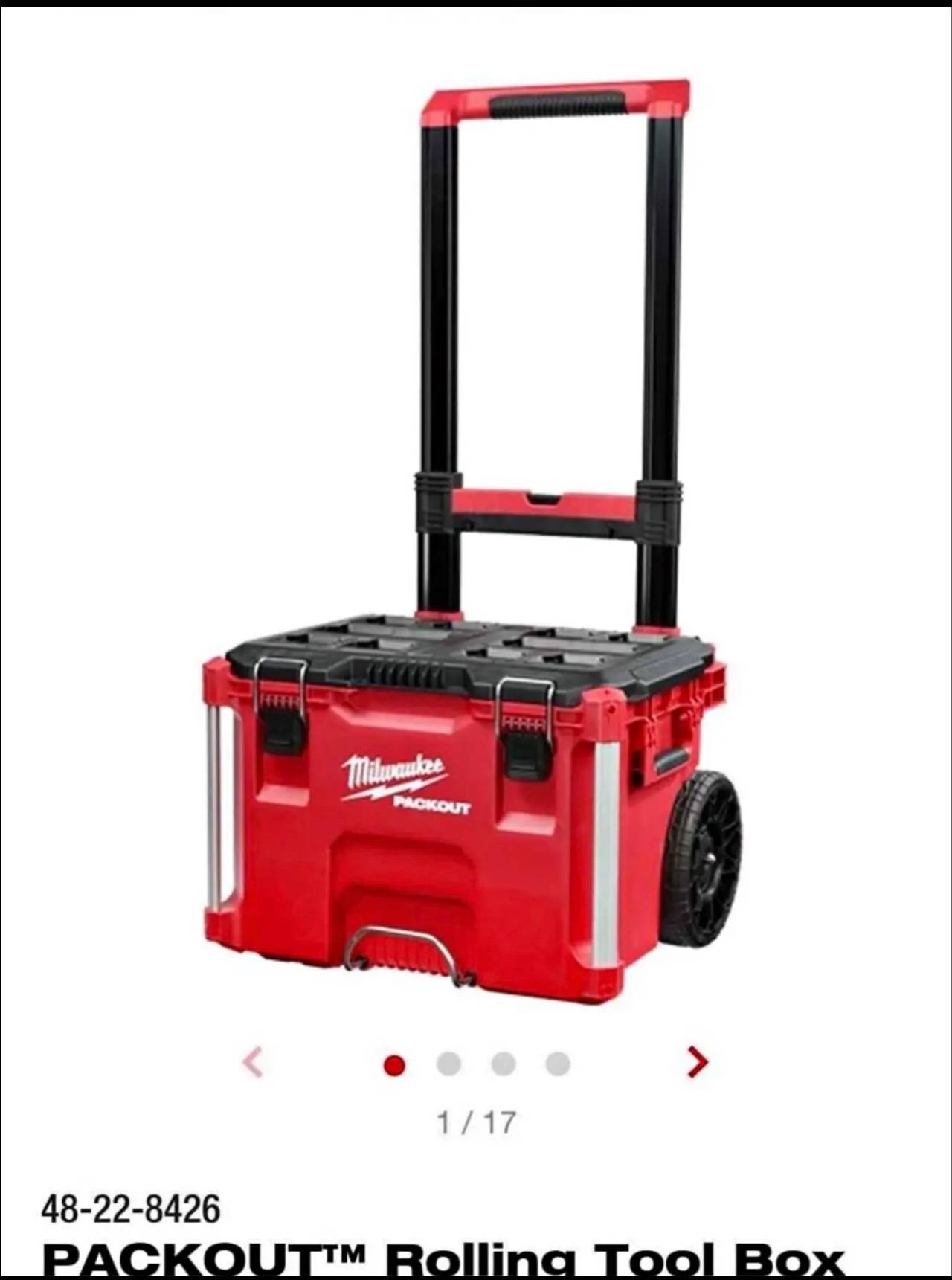 Milwaukee PACKOUT Rolling Tool Box