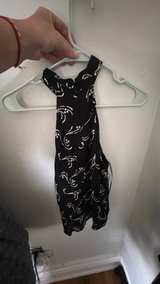 Joie Black and White Printed Halter Top - Image 3